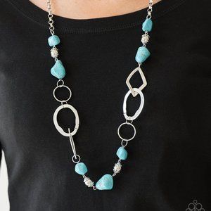 Thats TERRA-ific! Blue Necklace Set